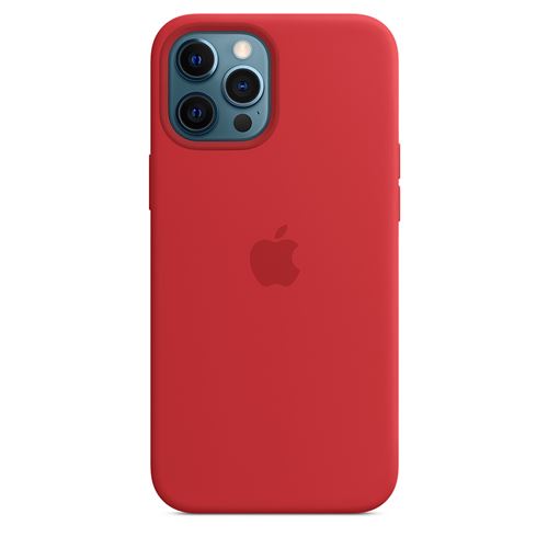 Coque en silicone Apple MagSafe pour iPhone 12 Pro Max (PRODUCT)RED