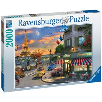 Puzzle 2000 pièces Ravensburger Une soirée romantique à Paris