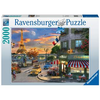 Puzzle 2000 pièces Ravensburger Une soirée romantique à Paris