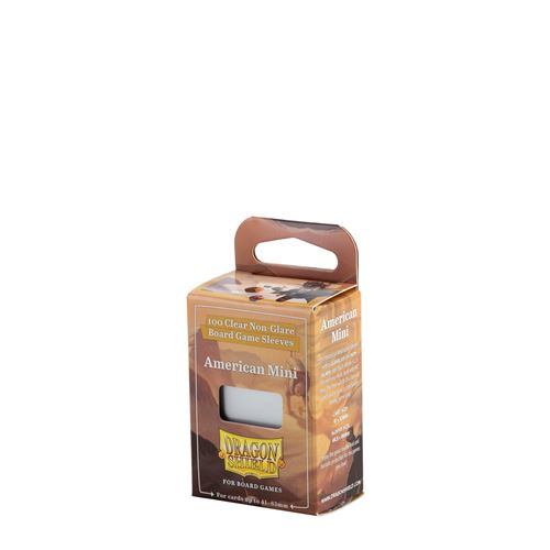 Pack 100 protège-cartes Board Game Sleeves Dragon Shield American Mini 41 x 63 mm - Lee cooper