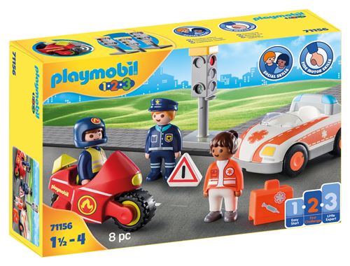 Playmobil 1.2.3 71156 Héros du quotidien État correct - Playmobil reconditionné disponible sur Fnac