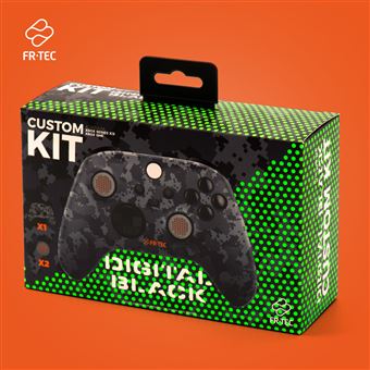 Kit Accessoire personnalisé Just For Games pour manette Xbox One Xbox  Series X et S Camo Noir et Gris - Accessoire pour manette - Achat & prix