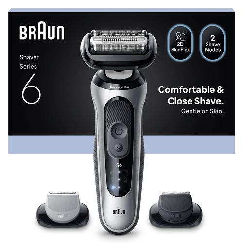 Rasoir Braun Series 6 62-S1650S Noir Gris
