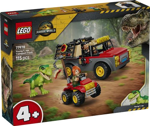 Camion de transport du jeune T rex - vue 2