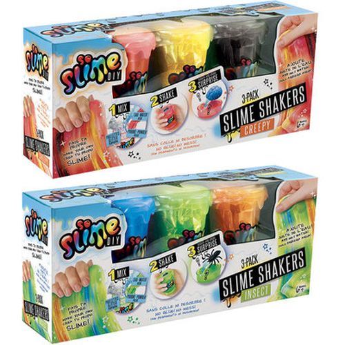 Pack de 3 Slime Shaker So Slime Garçon Canal Toys
