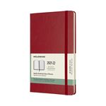 Agenda scolaire semainier Moleskine Couverture rigide 2021-2022 Rouge