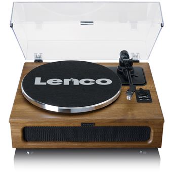 Platine vinyle avec 4 haut-parleurs incorporés Lenco LS-410WA Bois - 1