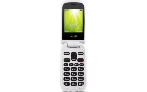 Téléphone Mobile À Clapet Doro 2404 Double Sim Noir