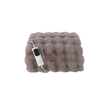 Couverture chauffante Dreamland Hygge days Imitation fourrure Cloudy 160X120 cm Beige - 1