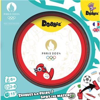 Jeu D'ambiance Asmodee Dobble Jeux Olympiques De Paris 2024 - Jeux D ...