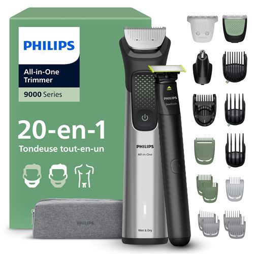 Tondeuse Homme Philips Mg9558/15 Series 9000 Noir Gris