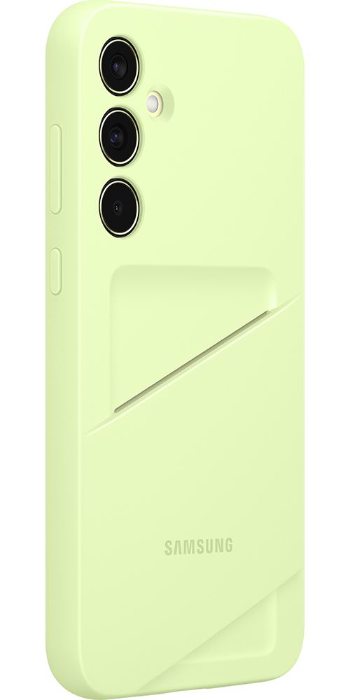 Coque souple Ultra fine avec porte-carte pour Samsung Galaxy A35 5G Vert Clair