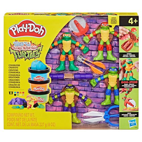 Pâte à modeler Play-Doh Les Tortues Ninja Créations Cowabunga