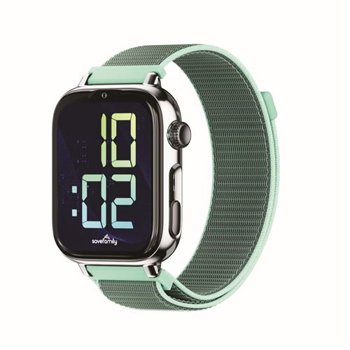 Smartwatch pour enfants SAVEFAMILY SaveWatch Plus 2 GPS temps réel Écran AMOLED Gorilla Glass Appels WhatsApp