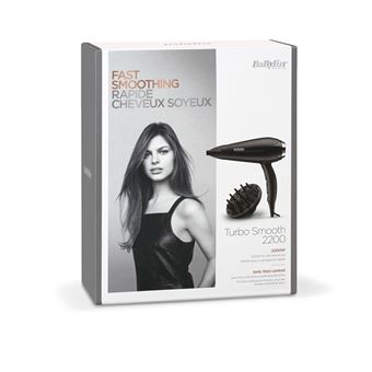 Sèche-cheveux Babyliss Turbo Smooth D572DE 2200 W Noir