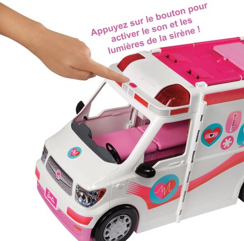 barbie véhicule médical