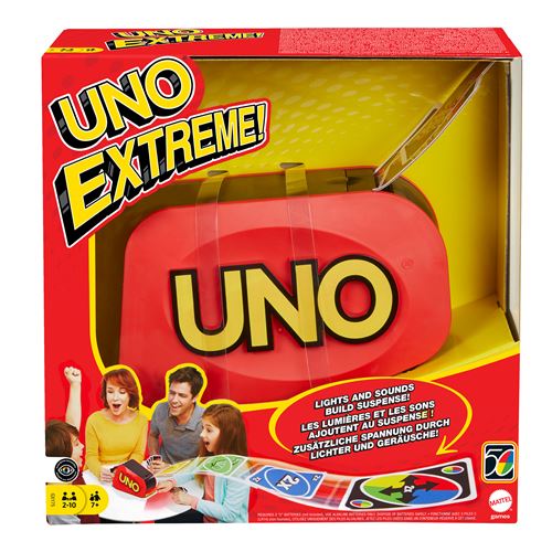 Boite de Jeu de cartes Mattel Uno Extreme refresh