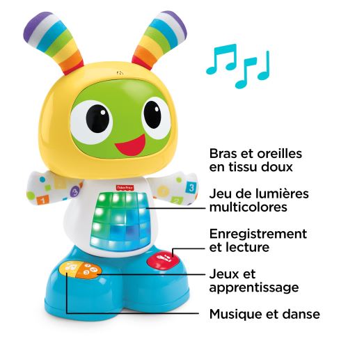 Robot D Apprentissage Pour Bebe Fisher Price Bebo Le Robot Robot Achat Prix Fnac