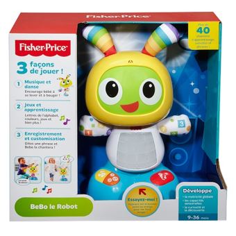 Fisher-Price - Jo le Robot 4 en 1 - Eveil 1er âge - Des 6 mois