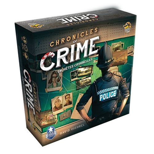 Jeu d'enquête et de coopération Lucky Duck Games Chronicles of Crime Enquêtes Criminelles