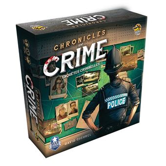 Jeu d'enquête et de coopération Lucky Duck Games Chronicles of Crime Enquêtes Criminelles - 1