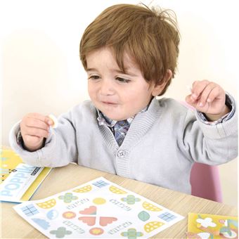 Jeu créatif Poppik Cartes Sticker Baby La Forêt