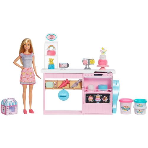 Poupée Barbie et sa patisserie