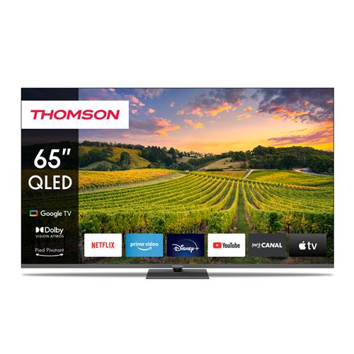 TV QLED Thomson 65QG5C14 165 cm 4K UHD Gris foncé