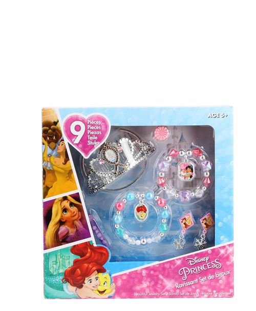 Set de bijoux Disney Princesses 9 pièces
