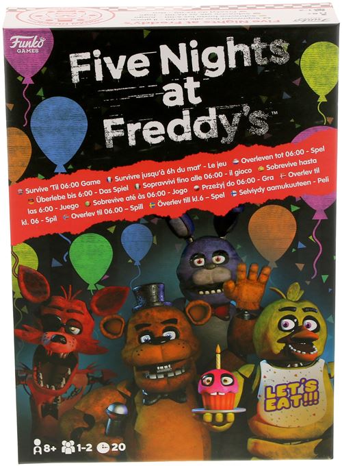 Jeu de stratégie Funko Five Nights at Freddy' Survivre jusqu'à 6h du '