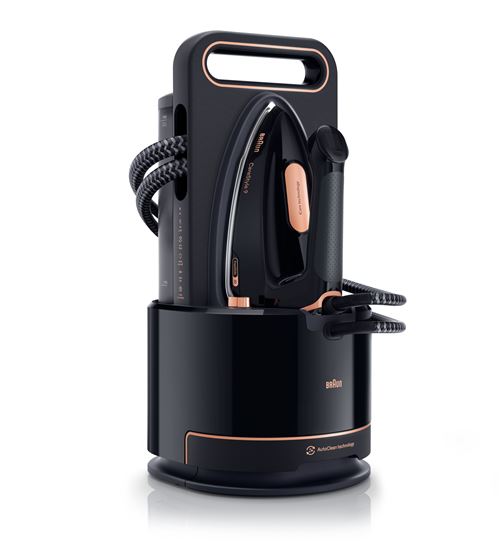 Braun CareStyle 9 IS 9090 BK 2700 W 2 l EloxalPlus soleplate Schwarz, Kupfer