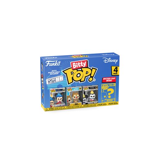 Pack 4 figurines Bitty POP! Disney Sorcerer Mickey NEUF - Image 2