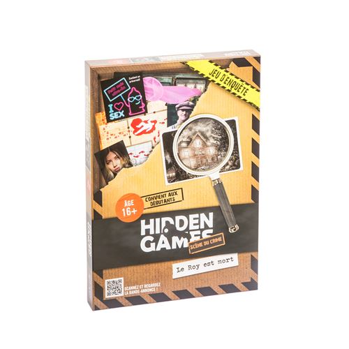 Jeu d'enquête Hidden Games Le Roy est mort - Hidden Games