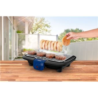 Barbecue 2 en 1 Tefal Easygrill Burger BG90G812 2300 W Noir et Bleu