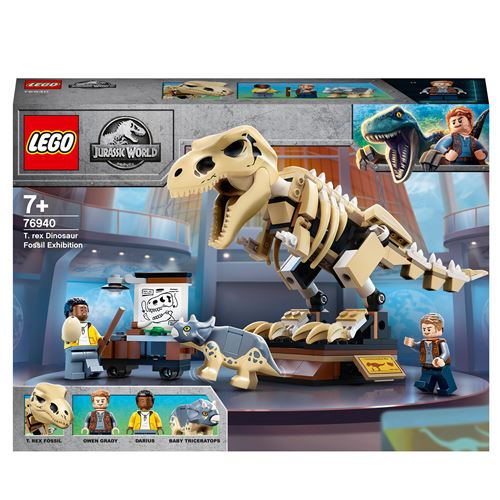 LEGO® Jurassic World™ 76940 L’exposition du fossile du T-Rex