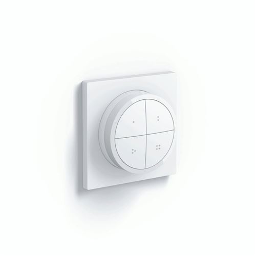 PHILIPS HUE Interrupteur télécommande Smart Tap Dial Switch Blanc (440 –  MediaMarkt Luxembourg