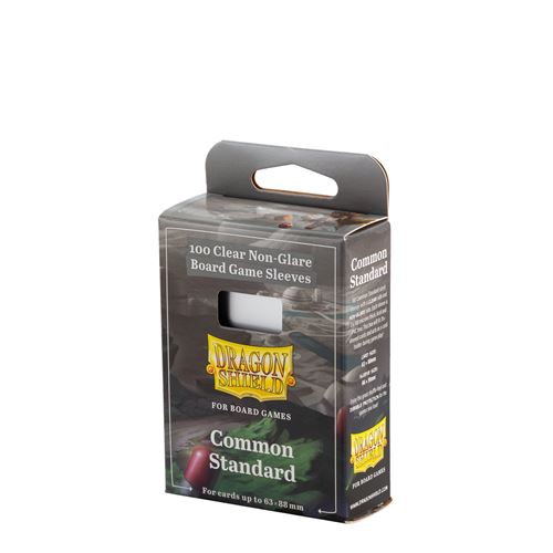 Pack 100 protège-cartes Board Game Sleeves Dragon Shield Common Standard 63 x 88 mm - Lee cooper