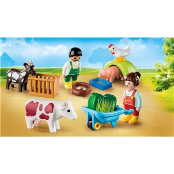 Playmobil 1.2.3 71158 Animaux de la ferme