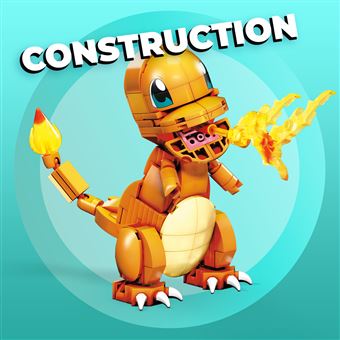 Jeu de construction Mega Bloks Pokémon Salamèche 180 pièces