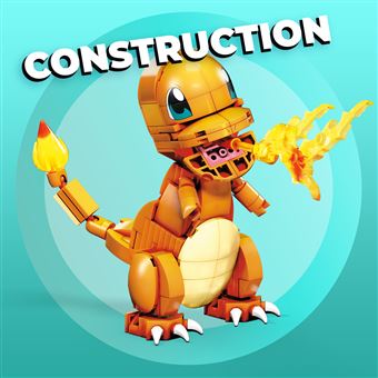 Salamèche géant - Pokémon à construire Mega Bloks : King Jouet