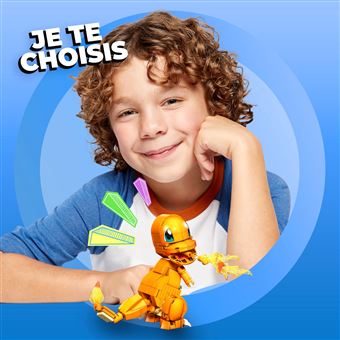 Jeu de construction Mega Bloks Pokémon Salamèche 180 pièces