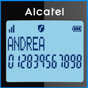 Téléphone fixe sans fil Alcatel F860 Solo Noir