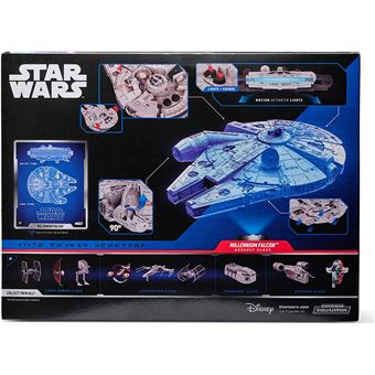 Jouet Star Wars Avec Sons De Toyboys | Star Wars Feature Vehicle With Figure Millennium Falcon 23 Cm Millennium Falcon Micro Galaxy Squadron 22.5 cm Jouet Star Wars Avec Sons De Toyboys | Star Wars Feature Vehicle With Figure Millennium Falcon 23 Cm Millennium Falcon Micro Galaxy Squadron 22.5 cm