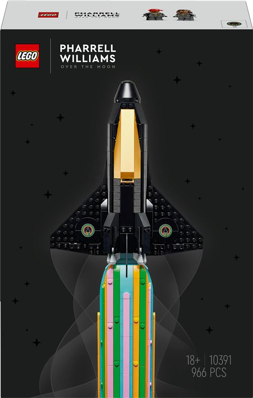 LEGO Icons 10391 Tête dans les étoiles Pharrell Williams - vue 2