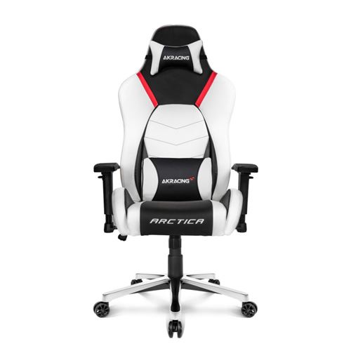 Chaise Gaming AkRacing Série Masters Premium Noir et blanc