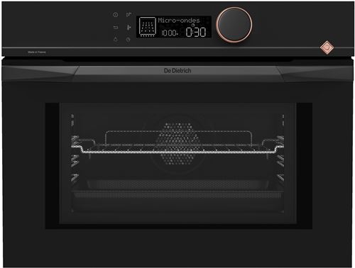 De Dietrich Heritage Noir Et Cuivre Micro-Ondes Combiné Dkc4536h Noir