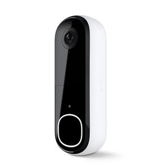 Sonnette vidéo Arlo Essential2 Full HD Blanc et Noir - 1