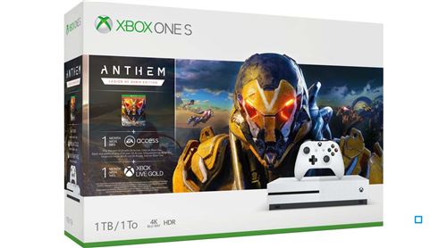 Xbox one s 1tb + anthem