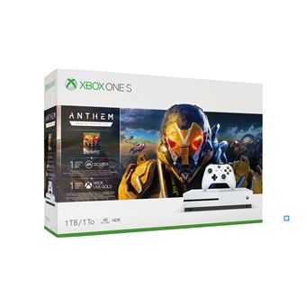 Console Xbox One S 1 To Blanc + Anthem Legion of Dawn Edition - 1