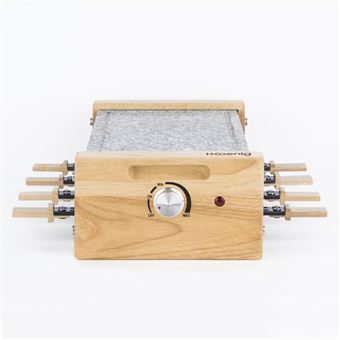 Raclette H.Koenig WOD8 et Pierre à cuire 1200 W Gris et Beige